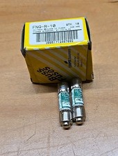 2 NEW FNQ-R-10, 10 Amp 10A 600V Midget Time-Delay Class CC Fuse bmc 26