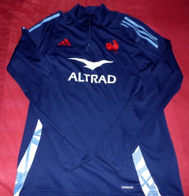 Sweat(NoMaillot)Rugby Entrainement Du XV De France Porté Saison 2024/2025 T L - Photo 1/4
