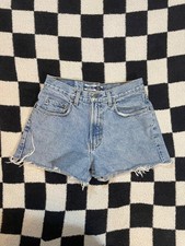 vintage gap loose fit cut of jean shorts made in usa size 28