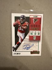 Ito Smith: 2018 Panini Contenders Rookie Ticket Auto #7/24 Atlanta Falcons #133