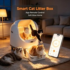 Automatic Cat Litter Box Self Cleaning Litter Box for Multiple Cats with OpenTop