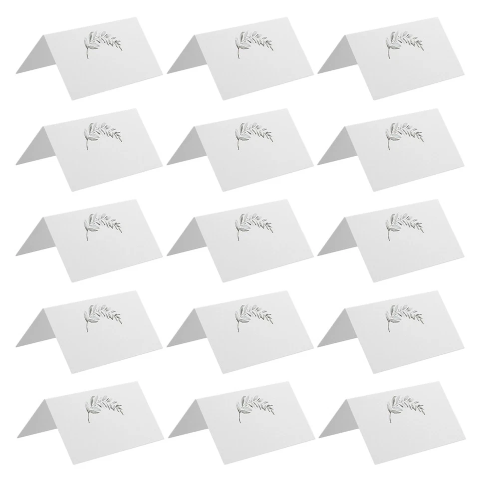  50 peças cartões de barraca para mesa decoração chá festa nome lugar cartões de jantar - Imagem 4 de 4