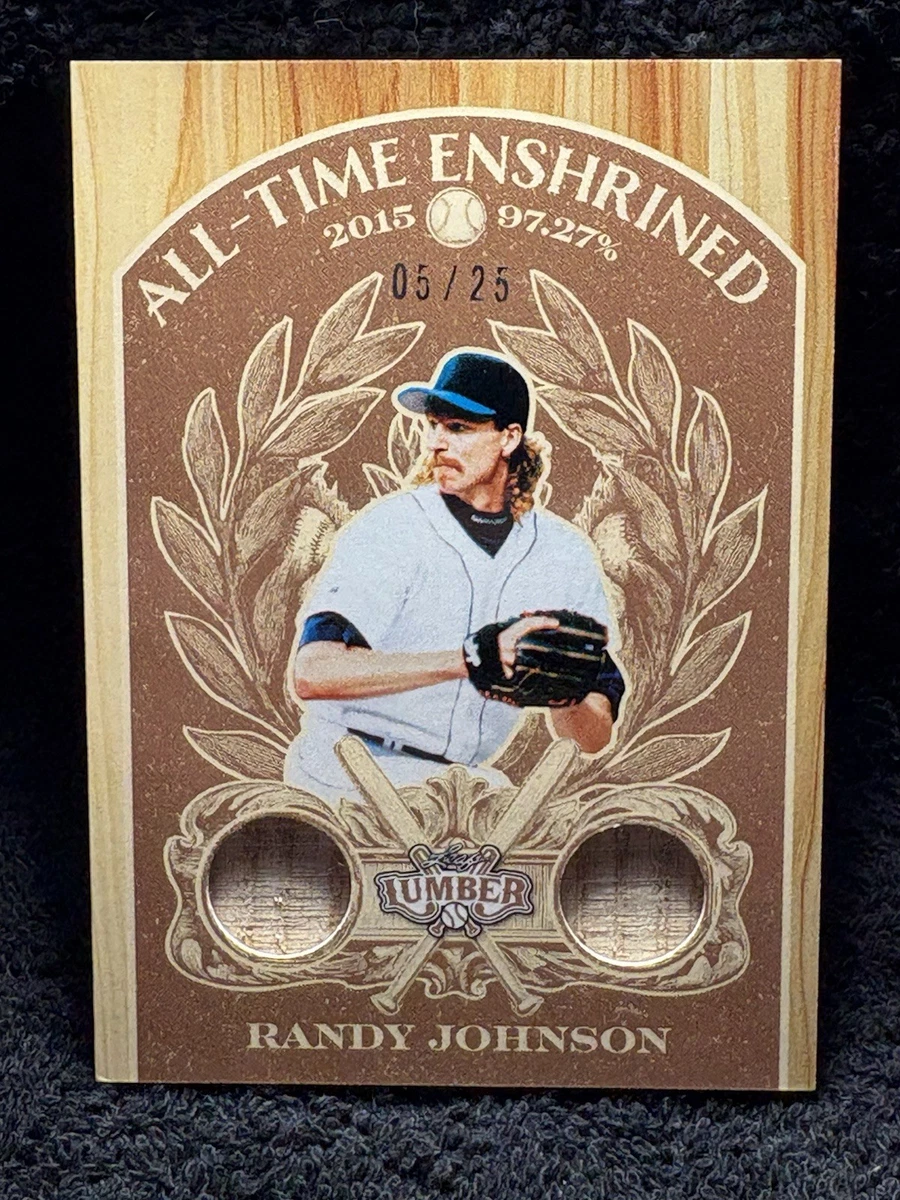 Leaf Randy Johnson Baseball Serial Numbered Sports Trading Cards