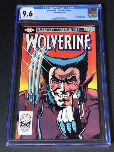AUKTION #3 Wolverine Limited Series #1 Marvel 1982 1st Solo Wolverine CGC 9.6