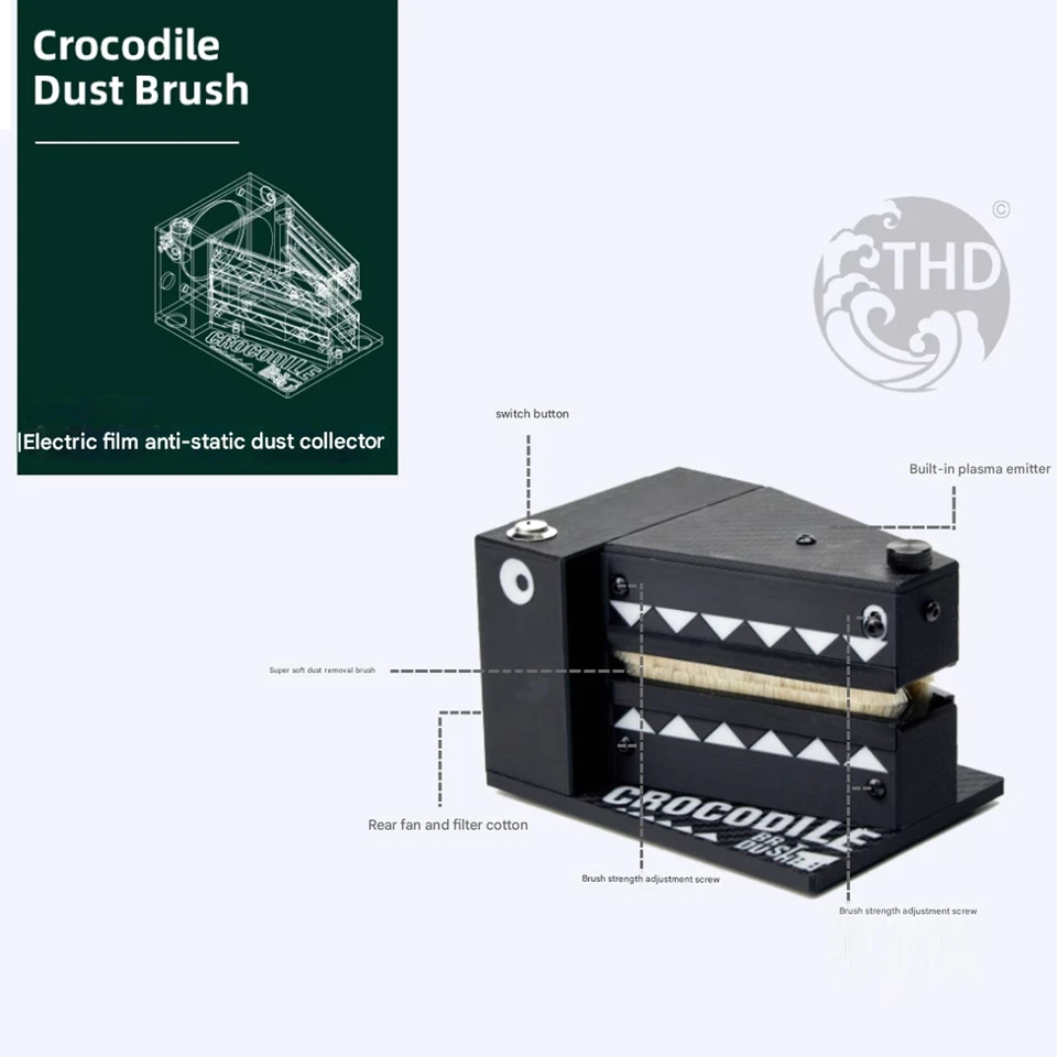 Photo Film Anti-Static Electric Dust Remover Cleaner For 120 135 35mm 4x5 Film - image 2 of 4