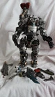 JOYTOY STEEL BONE 09 FIGHTING MECHA SILVER GUARDIAN 9" Robot & Pilot t6