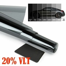 20% VLT 20" In x 10Ft Uncut Roll Window Tint Film Car Windshield Sun Visor 118in