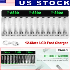 HiQuick Rechargeable Batteries Charger Universal For AA AAA Ni-MH Ni-CD Battery