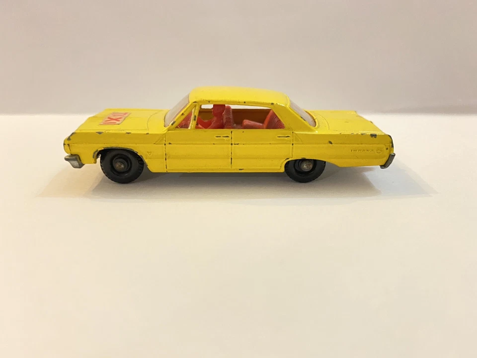 Vintage Matchbox Lesney No.20c Chevrolet Impala такси выпущено 1965 (864) - Изображение 2 из 4