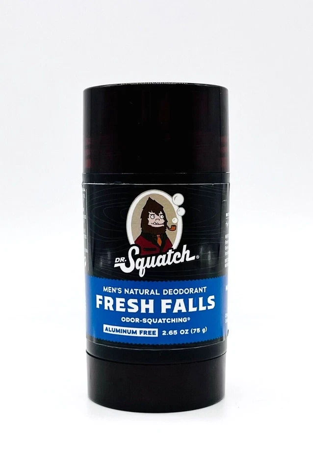 Dr. Squatch Men's Natural Deo Deodorant Fresh Falls, 75g