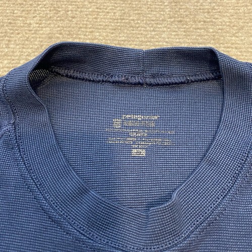 Patagonia Shirt Mens S Blue Capilene Base Layer Stretch Performance Distressed - Picture 5 of 11