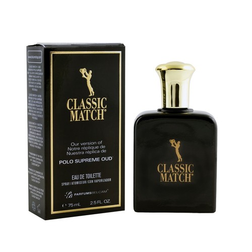 Classic Match Supreme Oud Cologne 2.5Oz EDT Belcam Bath Therapy Men