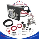 25804 Air Suspension Compressor Guage Switch Amps Kit Air Lift Bag Control Kit