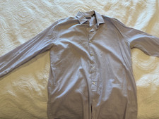 Theory Dress Shirt Mens 17 neck 34-35 sleeve Contemporary Button Up