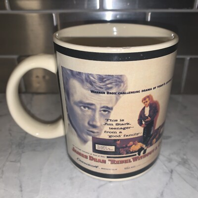 James Dean ''Rebel Without A Cause'' Coffee Mug Cup Official Trust Merchandise