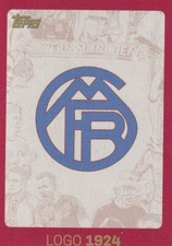 Adesivo Topps 125 anni Bayern Monaco n. 42 logo 1924