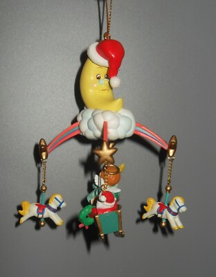 Matrix Deluxe Motion Ornament Mobile Moon Santa Sleigh Angel Carousel Horse