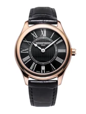 Frédérique Constant Women's Classics Quartz Rose Gold Roman Numerals Watch 36mm