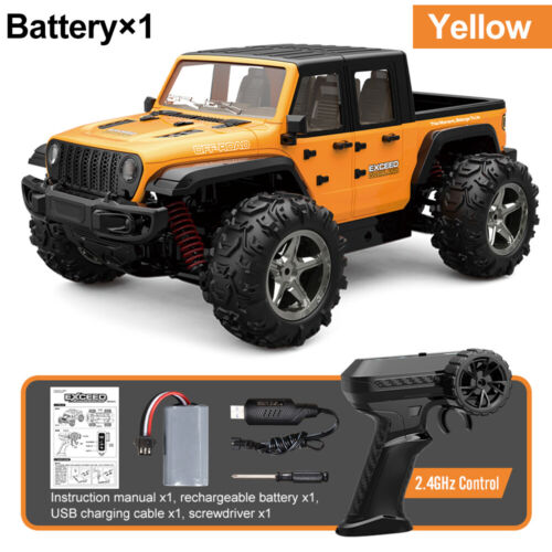 Camion radiocomandato 1/20 2.4G veicolo da arrampicata fuoristrada pick-up ad alta velocità veicolo RTR auto - Foto 20 di 23