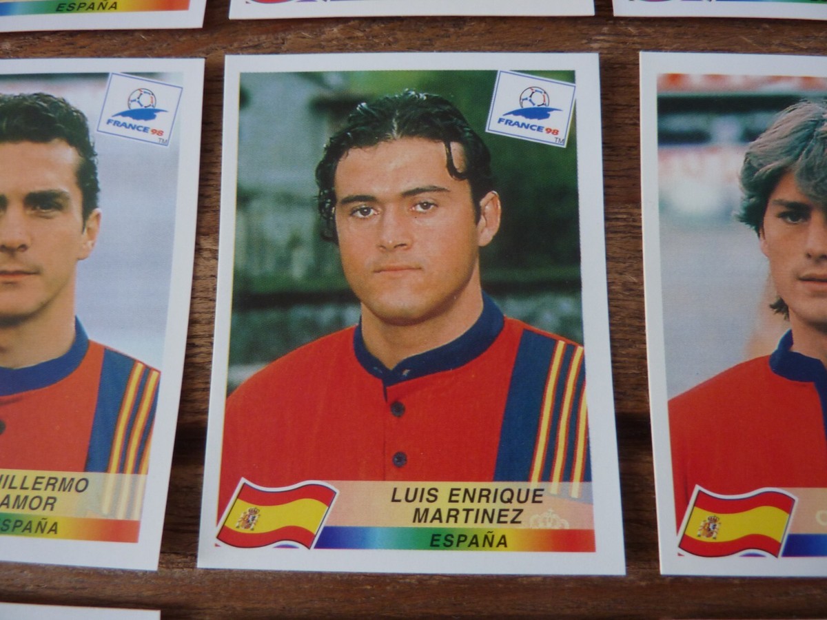 Panini France 98 Rare Spain Players - World Cup Football