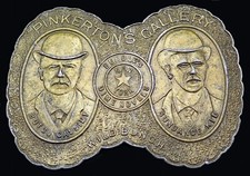 Butch Cassidy Sundance Kid Wild Bunch Pinkerton's Gallery Vintage Belt Buckle