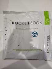 Rocketbook Core Smart Reusable Notebook Pen Microfiber Cloth Letter Size
