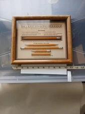 Vtg '84 LEAD 2.5 Funny Word Processor Framed Pencils Display by Hector Sanchez
