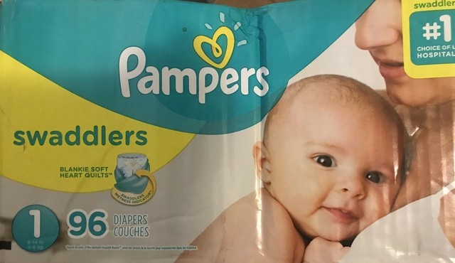 pampers swaddlers size 1 96
