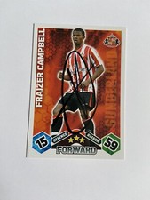 FRAZIER CAMPBELL - SUNDERLAND FC FOOTBALL SIGNED MATCH ATTAX CARD