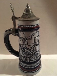 Details About Avon Ceramarte Beer Stein Rocky Mountain Goat Condor Golden Eagle Ect 1976