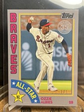 Ozzie Albies 2019 Topps Mini Platinum 1/1 1984 Design #84AS-OA Atlanta Braves 
