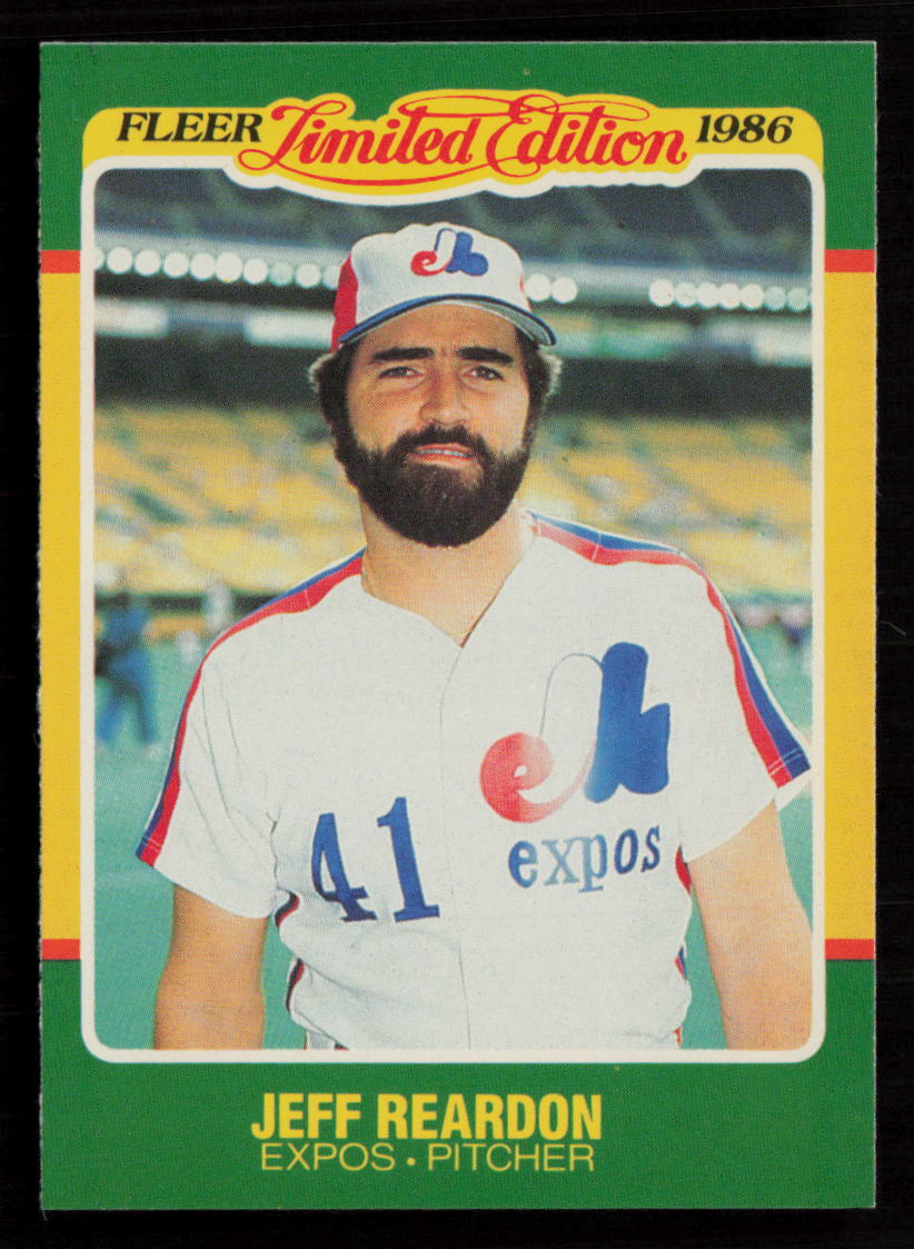 1986 fleer limited edition baseball cards Update (1-132)& Cards: U Pick! 50 Cent Ship! Dave Parker Cincinnati Reds 1986