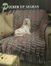 NEW PUCKER UP AFGHAN ANNIE'S CROCHET CLUB PATTERN INSTRUCTIONS