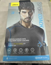 Genuine Jabra Sport Coach Bluetooth Wireless Buds Dolby Audio TrackFit