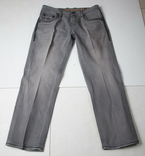 Men's Rock Revival Igor Straight Gray 