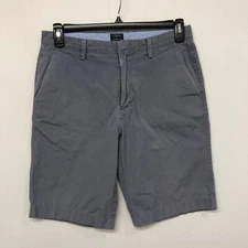 J Crew Men Rivington Flat Front Chino Shorts Size 31W Style 14054 Gray B286 -15
