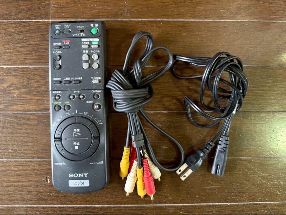 SONY WV-TW1 Hi8 8mm VHS VCR Video Deck Player 100V