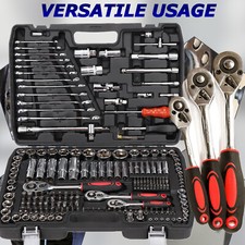 AUTOMOTIVE  Socket Set - 216-Piece Socket Car Truck Ratchet Set Carbon Steel