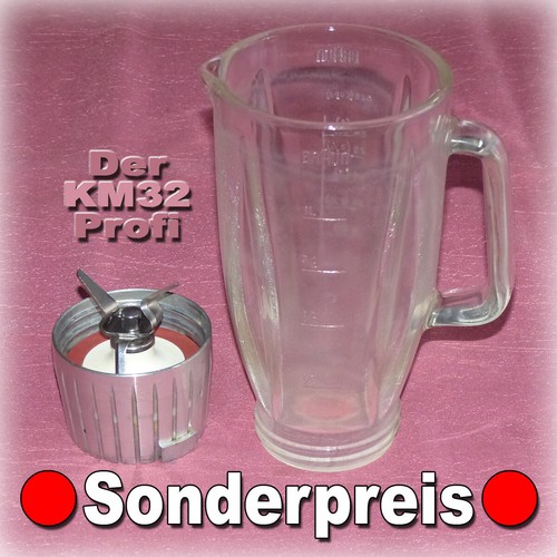 █ BRAUN KM32 🔴 MIXBECHER MIXER für Küchenmaschine KM + MX 32 31