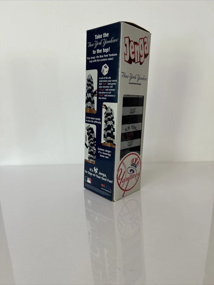 Jenga New York Yankees Wooden Collector's Edition- MLB Baseball- Used - Image 2 of 4