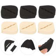 6 Pairs Too Big Shoe Toe Filler Insole Womens White Flat Shoes Adjustable