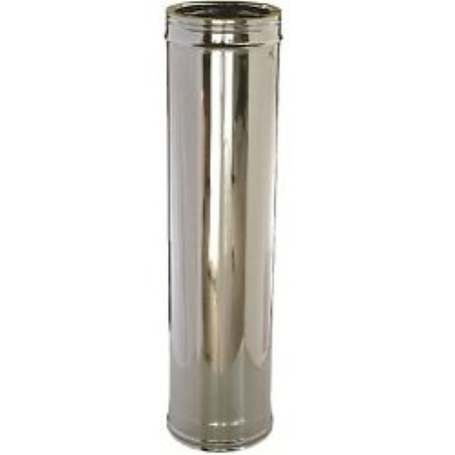 TUBI CANNA FUMARIA 150 mm tubo in acciaio inox stufa legna pellet