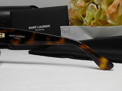 【レオ✨】　Saint Laurent サングラス　YSL SLM8/F 🍀SAINT LAURENT YSL SLM8/F 003 Havana Brown Gold Logo 57 mm