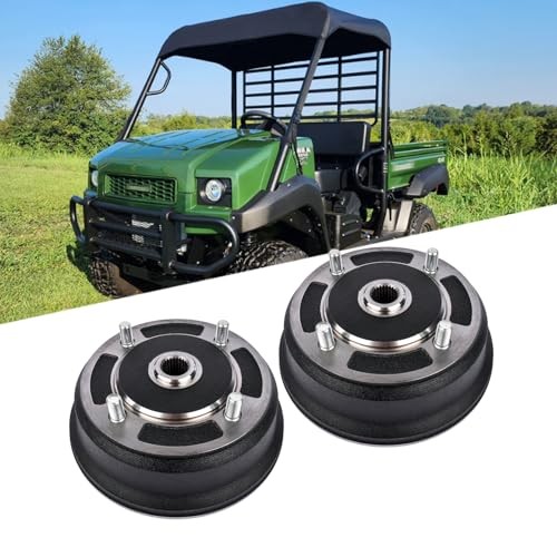 2x Front Brake Drum 41038-0034 Replacement for Kawasaki Mule 3000