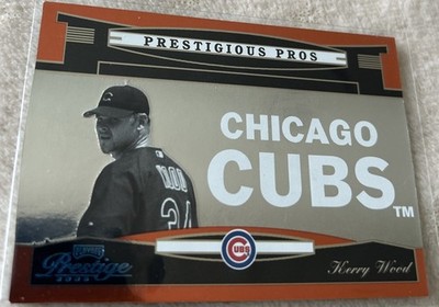 2005 Playoff Prestige Prestigious Pros Orange 006/500 Kerry Wood #PP-34 Mint 
