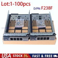 Lot Dell 3.5"Drive Tray Caddy F238F PowerEdge R720 R730 R730XD T330 T430 T630