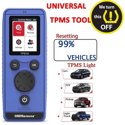 Universal Car TPMS Reset Tool TPS10 Auot Tire Pressure Sensor Activate Upgraded