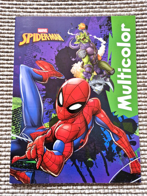 Multicolor Malbuch Marvel Spider-Man Ausmalbuch für Kinder