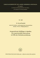 Ausgezeichnete StoßFolgen In Metallen. Ihre Experimentelle Untersuchung Mit Hilf