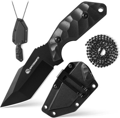 Präzises 5Cr14MoV Stahl Neck Knife, Feststellklinge, Leicht, Ergonomischer Griff